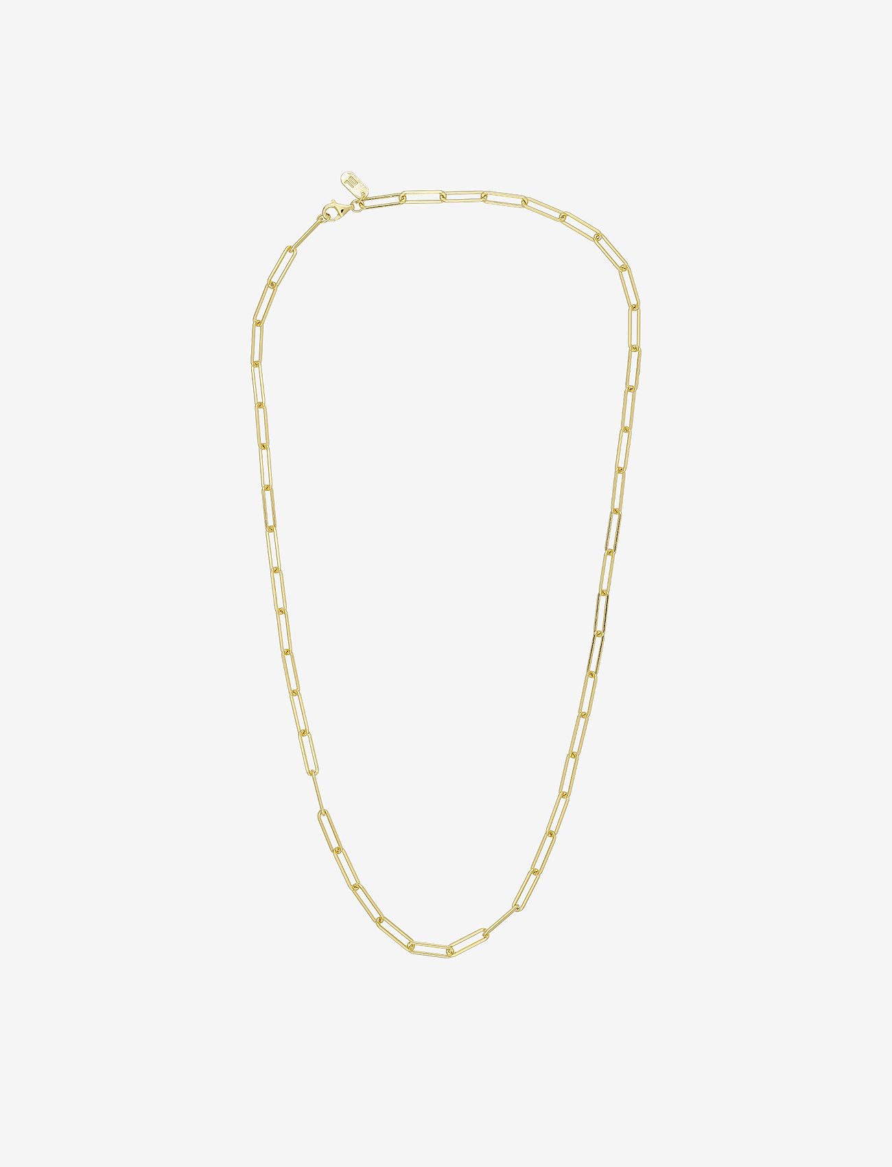 Design Letters - Chunky Square link chain lare - kedjehalsband - gold - 1