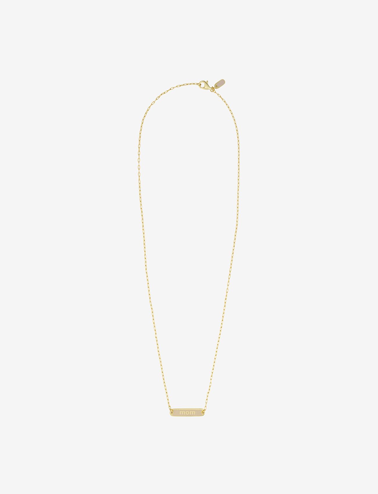 Design Letters - VIP Candy Tag Necklace (Zimula) - halsketten - beige 4675c - 1