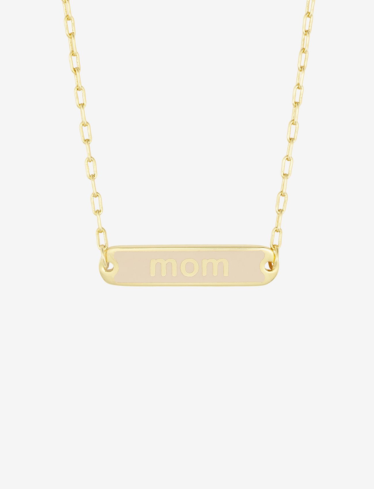 Design Letters - VIP Candy Tag Necklace (Zimula) - halsketten - beige 4675c - 2
