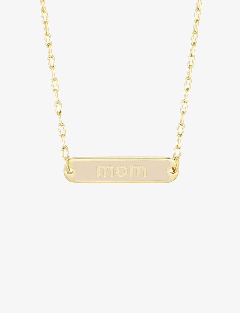 Design Letters - VIP Candy Tag Necklace (Zimula) - halsketten - beige 4675c - 2