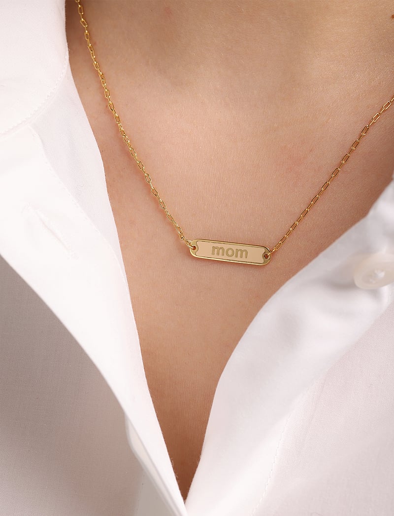 Design Letters - VIP Candy Tag Necklace (Zimula) - halsketten - beige 4675c - 0