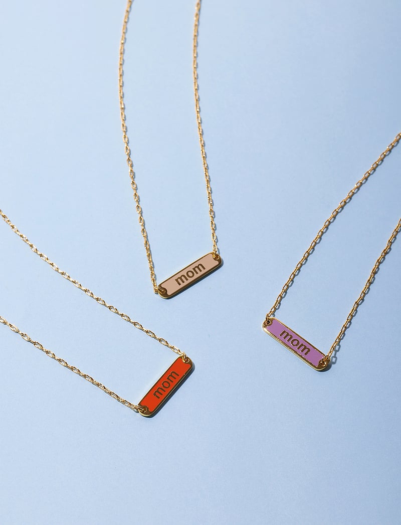 Design Letters - VIP Candy Tag Necklace (Zimula) - halsketten - beige 4675c - 3