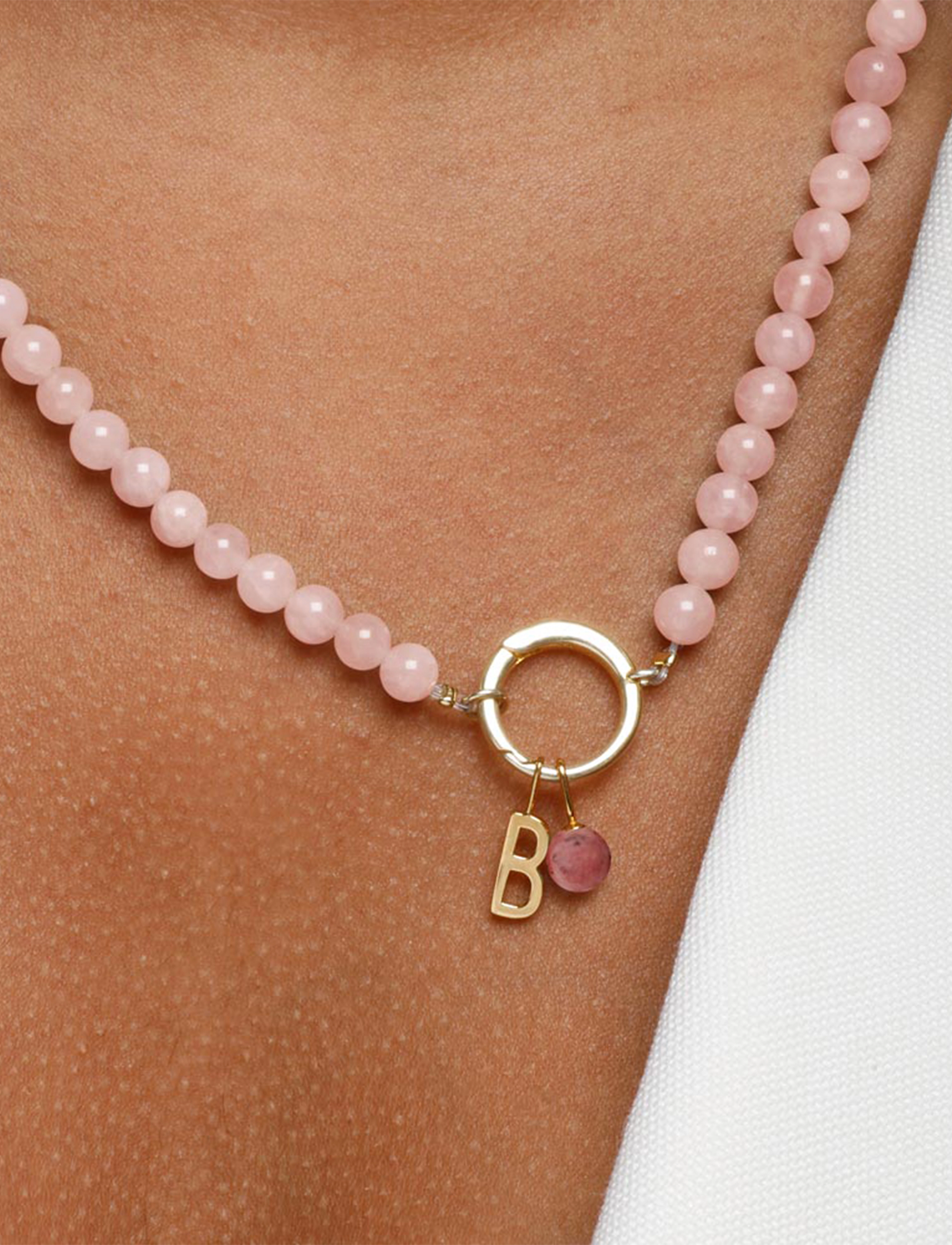 Gemstone Charm Lock Chain 2