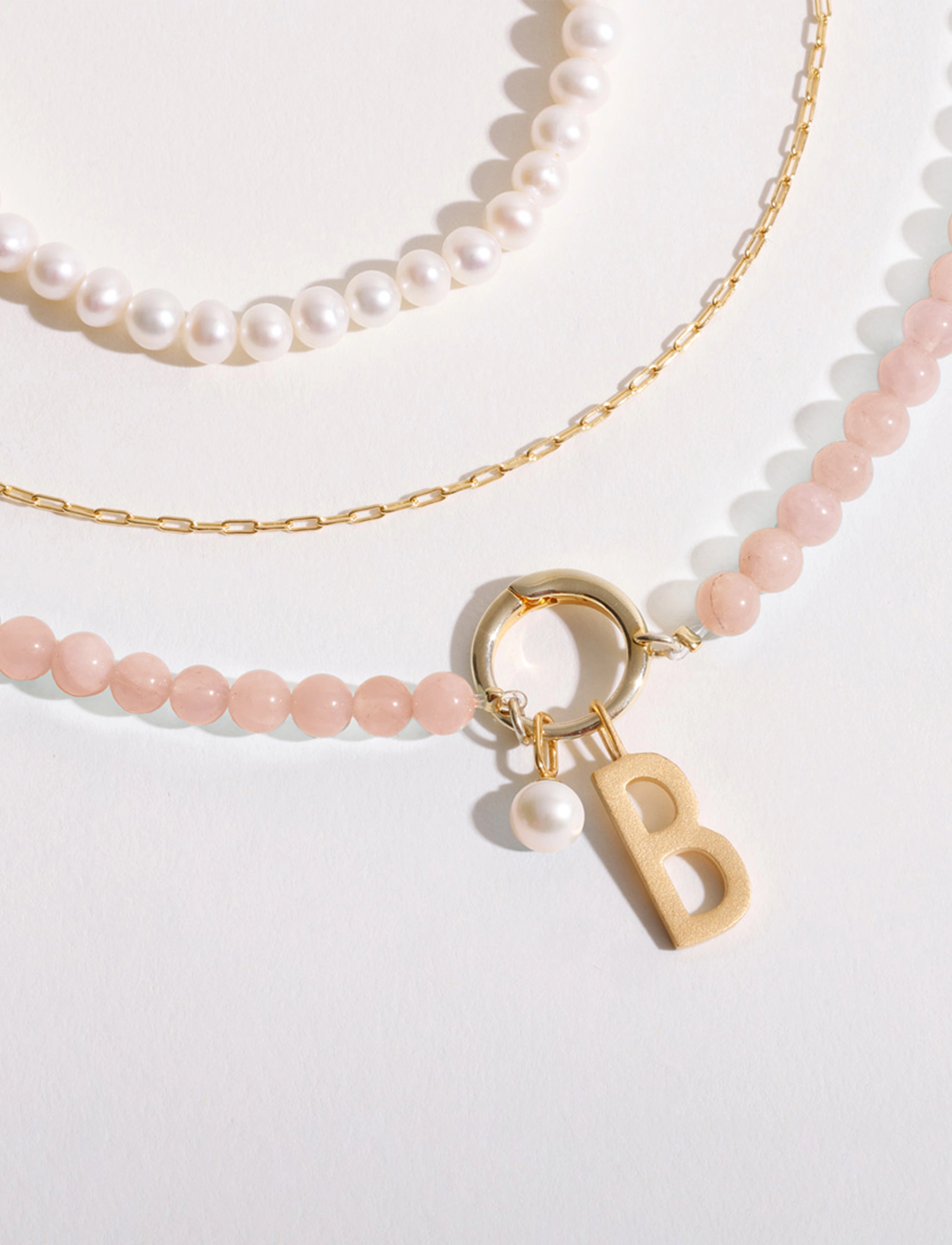 Gemstone Charm Lock Chain 3