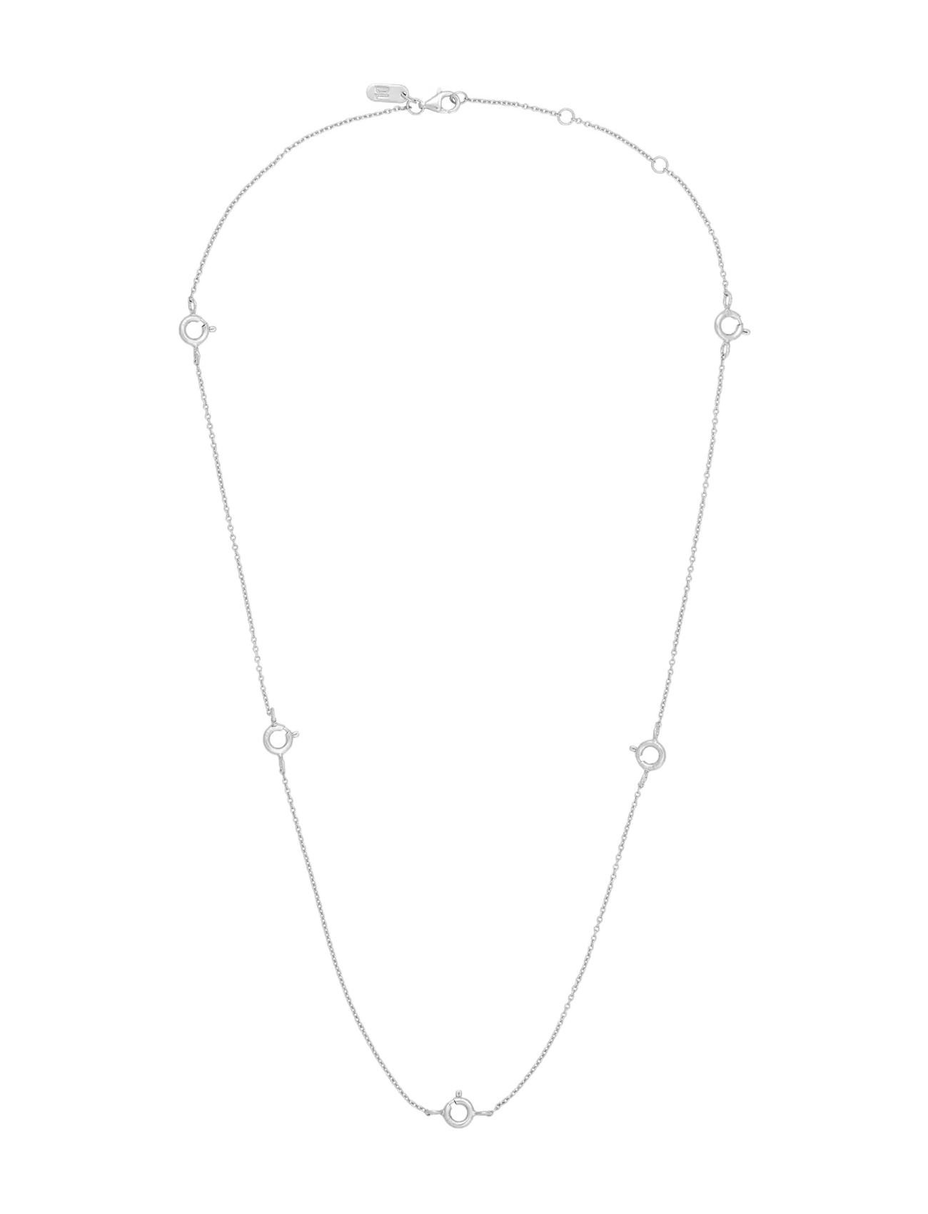 Design Letters Ruth Anchor charm lock necklace, silver - Basics - SILVER / silver