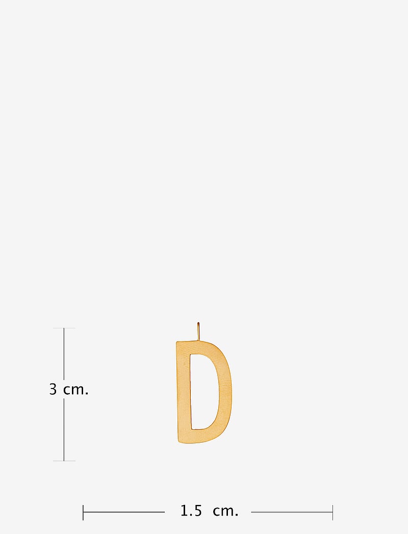 Design Letters - ARCHETYPES 30 MM, GOLD, A-Z - pendentifs - gold - 1