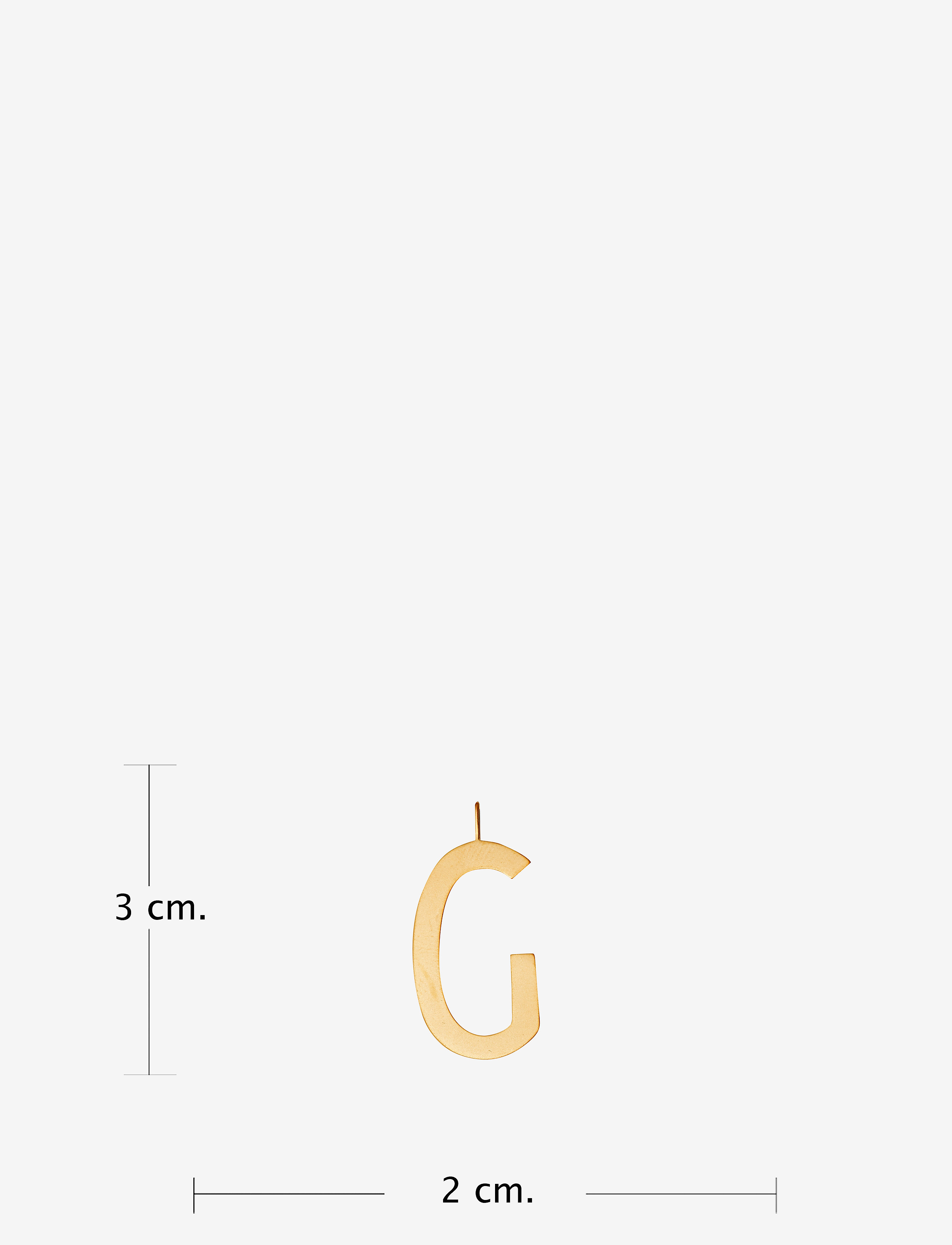 Design Letters - ARCHETYPES 30 MM, GOLD, A-Z - hängen & berlocker - gold - 2