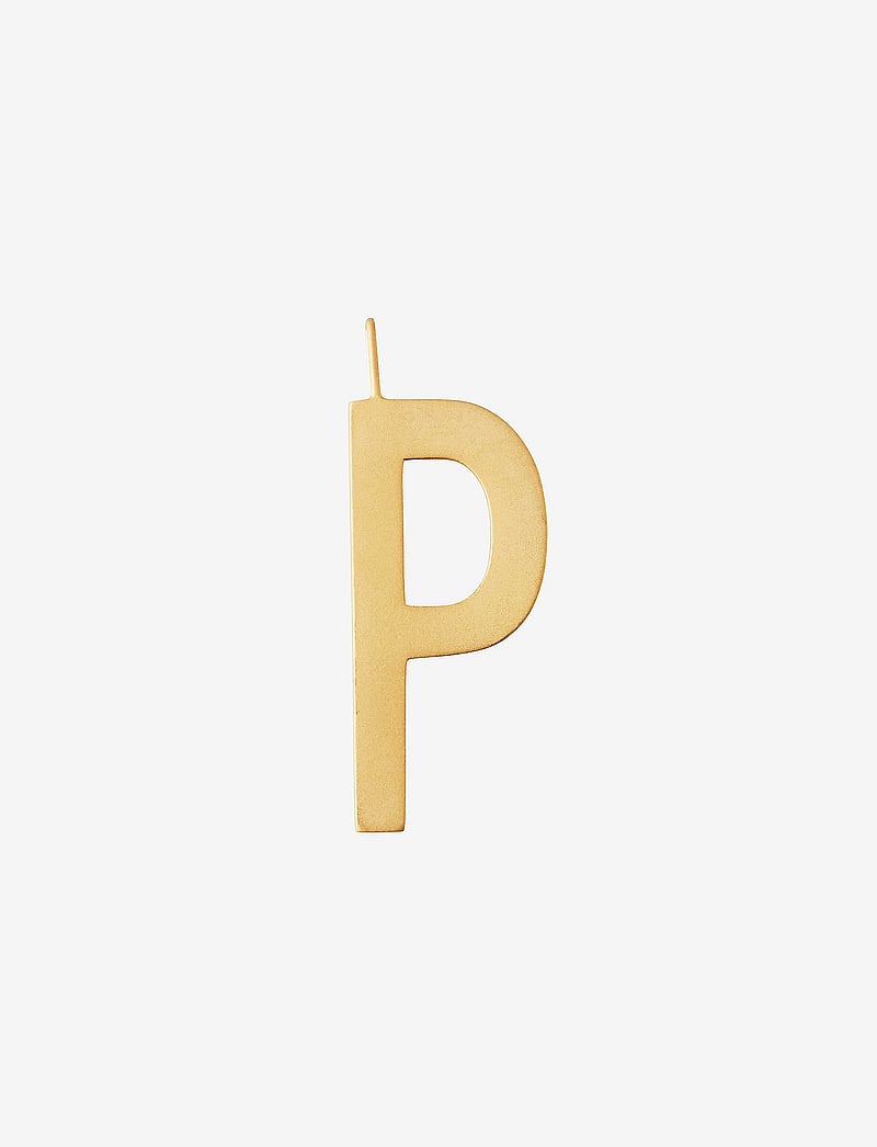 Design Letters - ARCHETYPES 30 MM, GOLD, A-Z - pendants - gold - 1