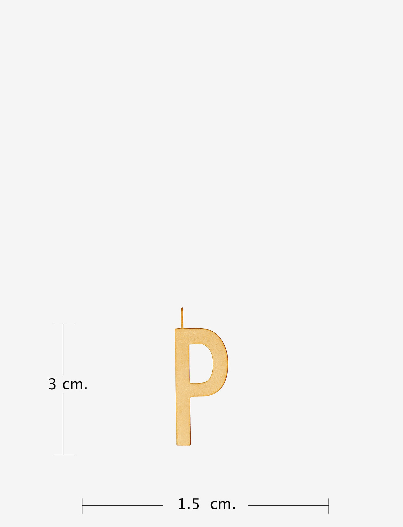 Design Letters - ARCHETYPES 30 MM, GOLD, A-Z - hängen & berlocker - gold - 2