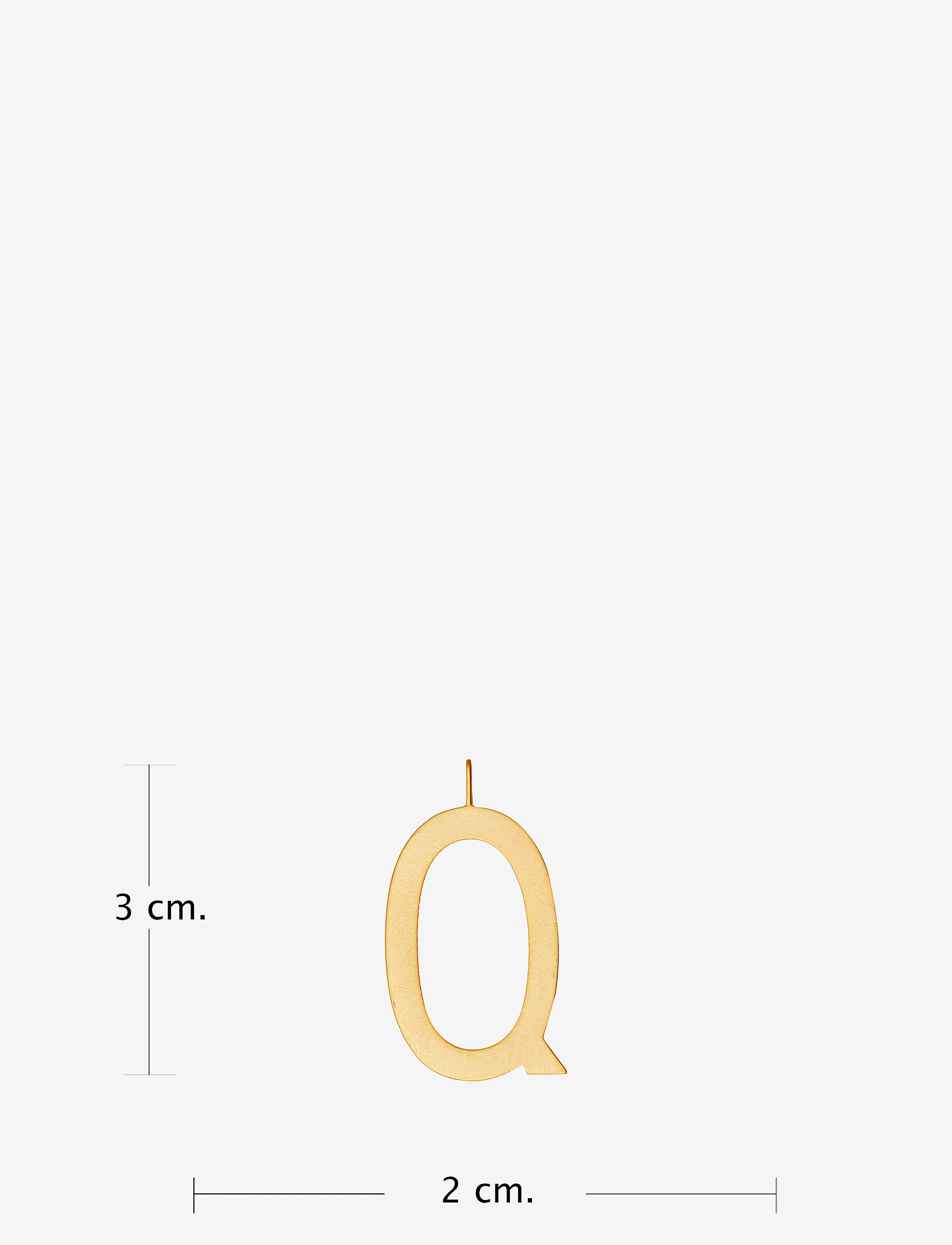 Design Letters - ARCHETYPES 30 MM, GOLD, A-Z - hängen & berlocker - gold - 2