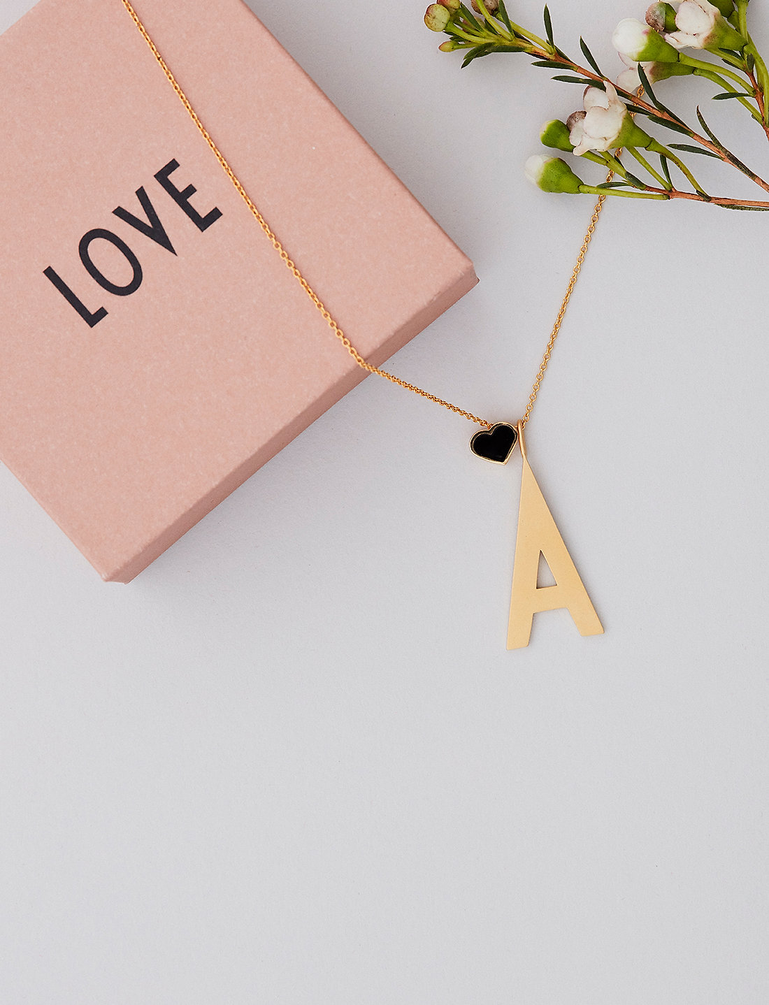 Design Letters - ARCHETYPES 30 MM, GOLD, A-Z - pendants - gold - 5