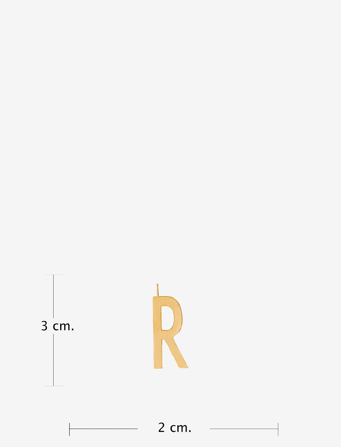 Design Letters - ARCHETYPES 30 MM, GOLD, A-Z - pendants - gold - 2