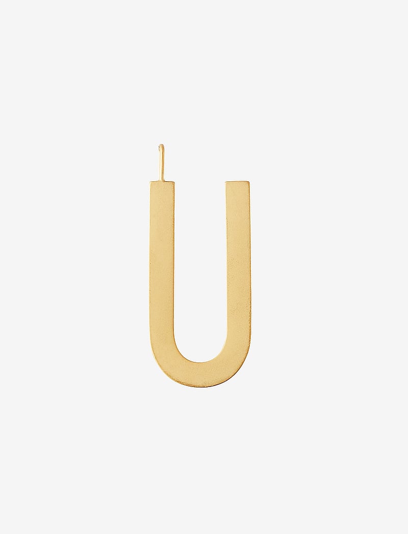 Design Letters - ARCHETYPES 30 MM, GOLD, A-Z - vedhæng - gold - 1