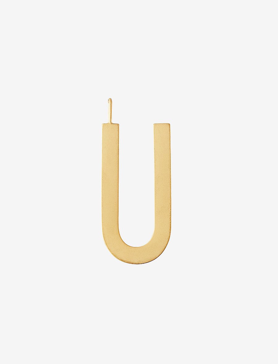 Design Letters - ARCHETYPES 30 MM, GOLD, A-Z - anhänger - gold - 1