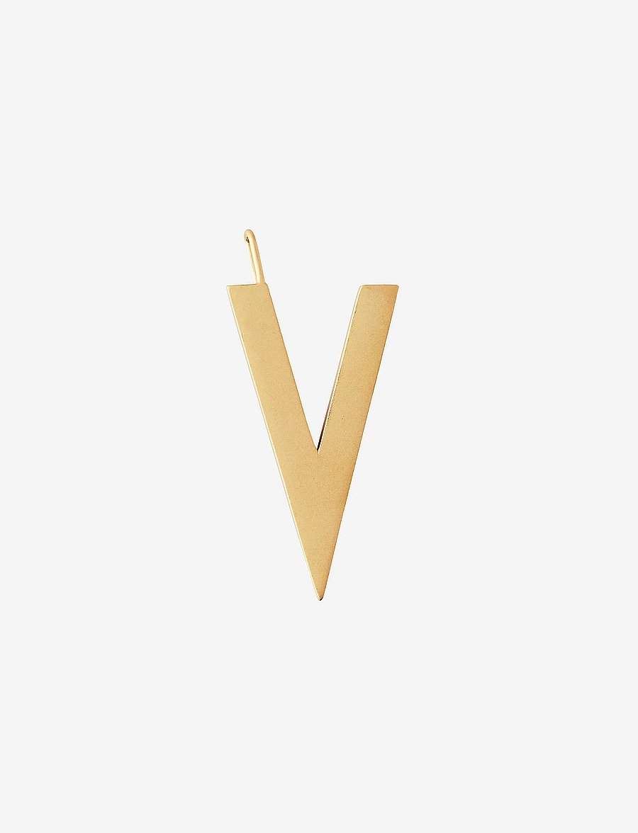 Design Letters - ARCHETYPES 30 MM, GOLD, A-Z - anhänger - gold - 1