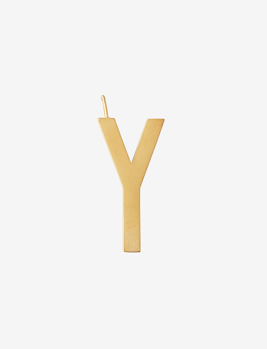 Design Letters - ARCHETYPES 30 MM, GOLD, A-Z - anhänger - gold - 1