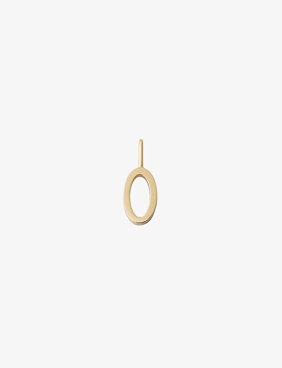 Design Letters - Lucky numbers 10mm Gold - hängen & berlocker - gold - 0