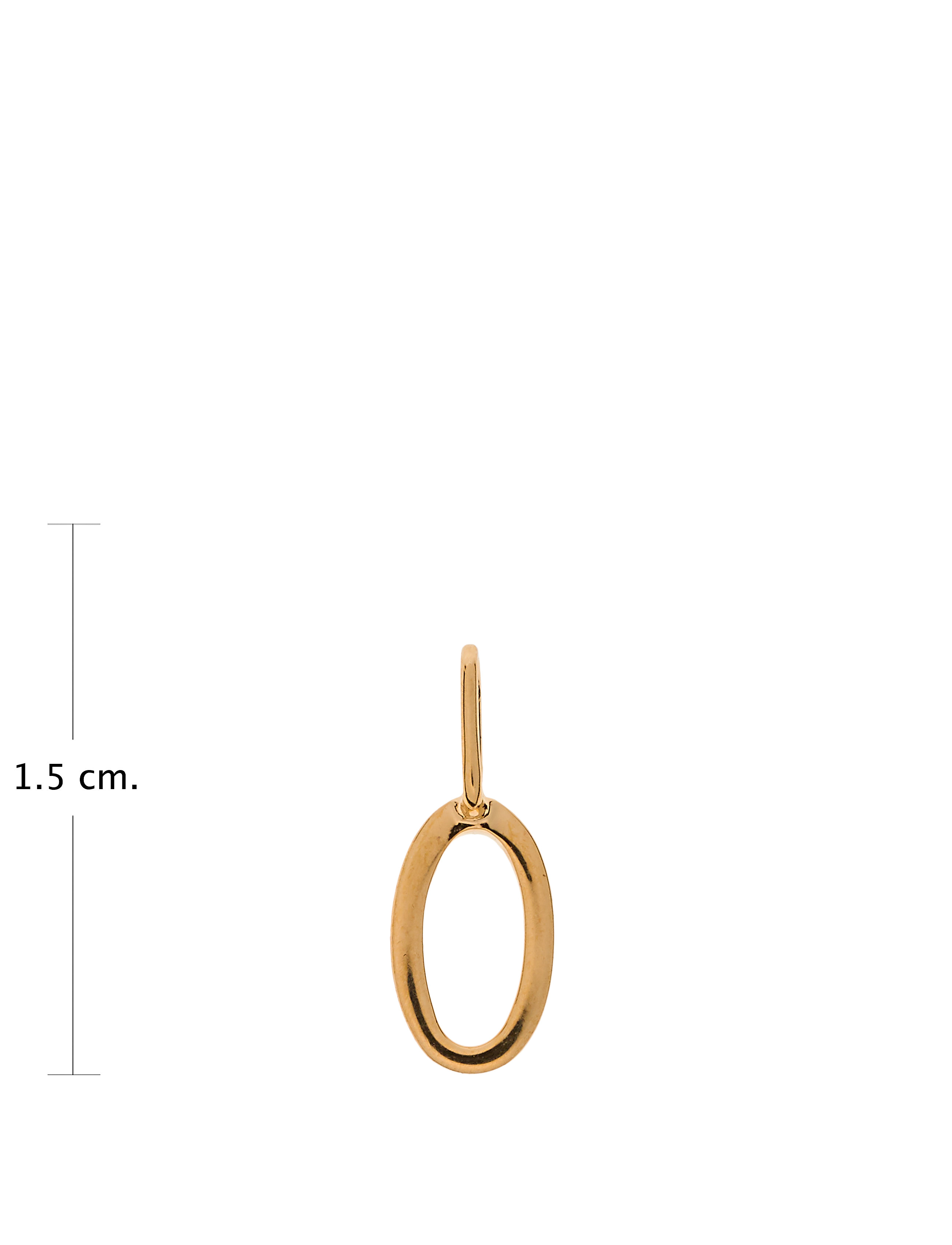 Design Letters - Lucky numbers 10mm Gold - hängen & berlocker - gold - 1