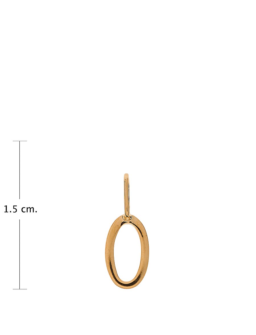 Design Letters - Lucky numbers 10mm Gold - hängen & berlocker - gold - 1