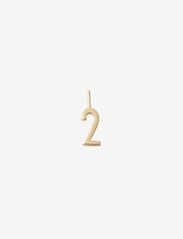 Design Letters - Lucky numbers 10mm Gold - ballīšu apģērbs par outlet cenām - gold - 0