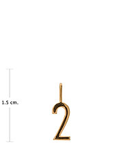 Design Letters - Lucky numbers 10mm Gold - party wear at outlet prices - gold - 1
