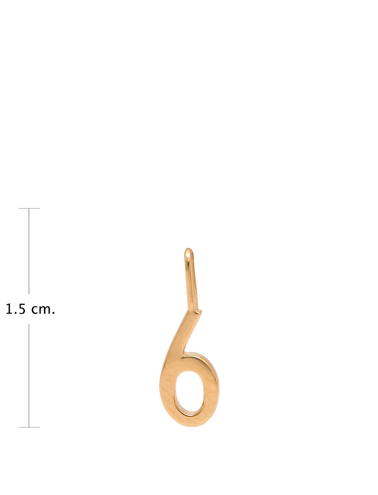 Design Letters - Lucky numbers 10mm Gold - juhlamuotia outlet-hintaan - gold - 1