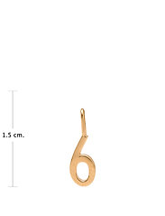 Design Letters - Lucky numbers 10mm Gold - festkläder till outletpriser - gold - 1