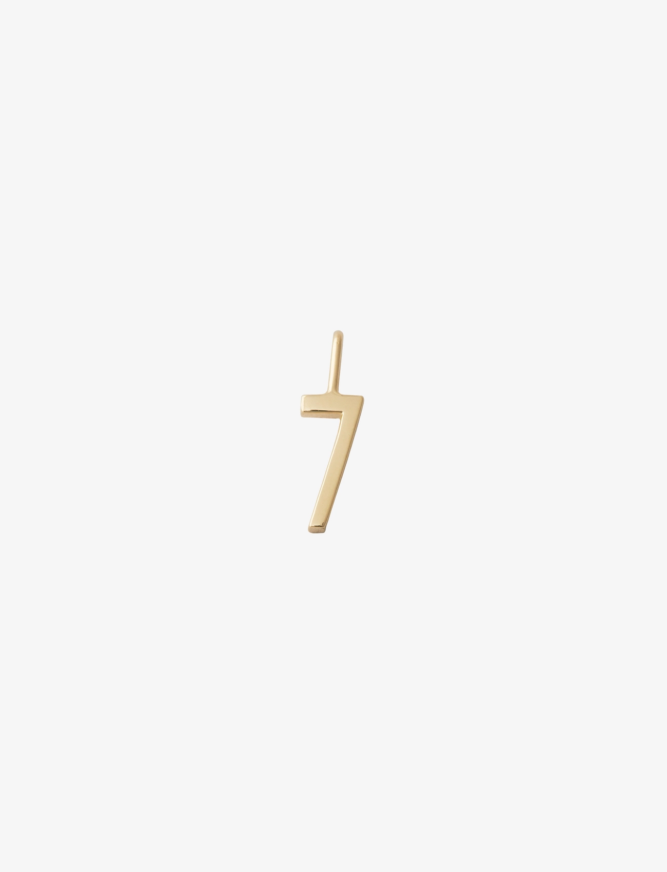 Design Letters Lucky Numbers 10Mm Gold, One Size, Jewellery, Gold - Pendants, Frauen
