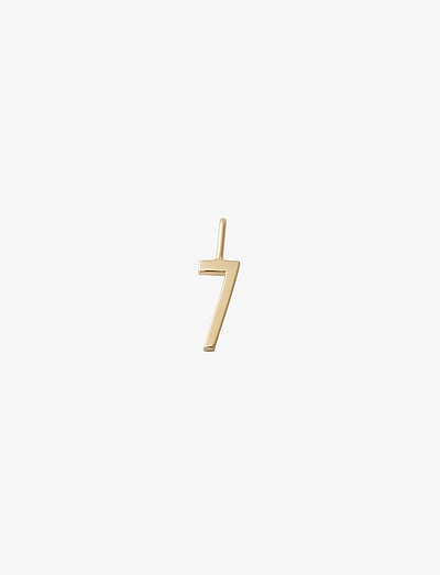 Design Letters Lucky numbers 10mm Gold - Speciella tillfällen - GOLD / gold