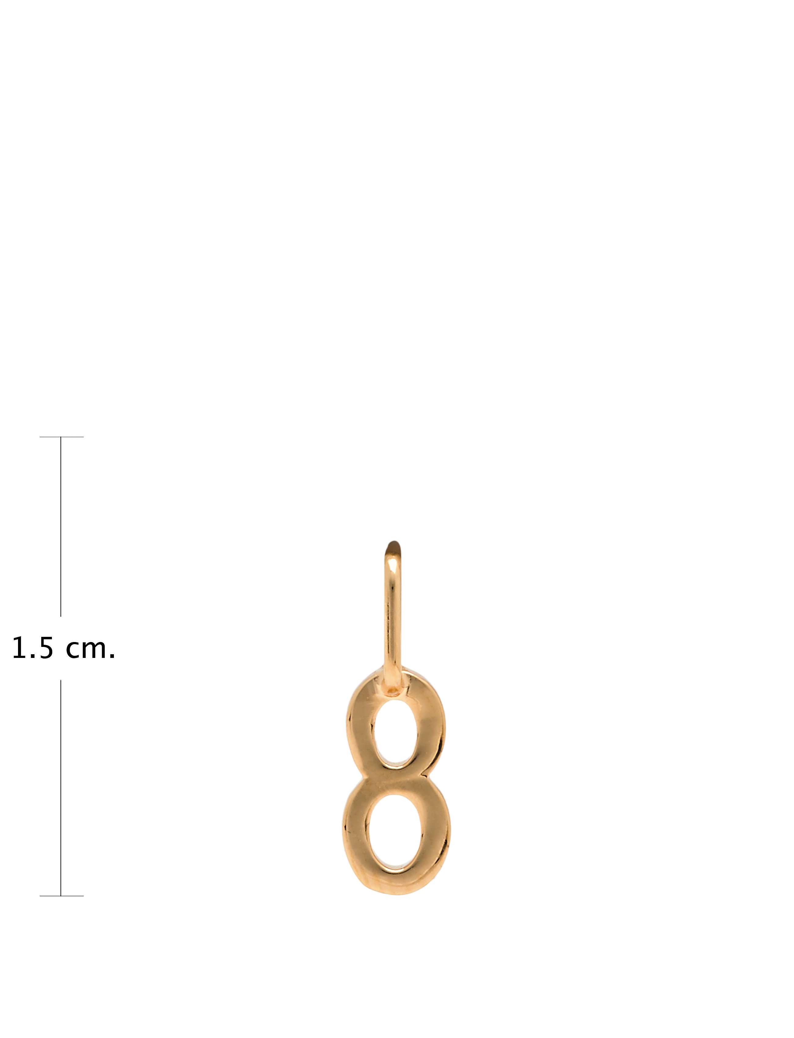 Design Letters - Lucky numbers 10mm Gold - festmode zu outlet-preisen - gold - 1