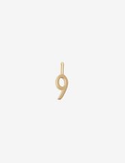 Design Letters - Lucky numbers 10mm Gold - hangers - gold - 0