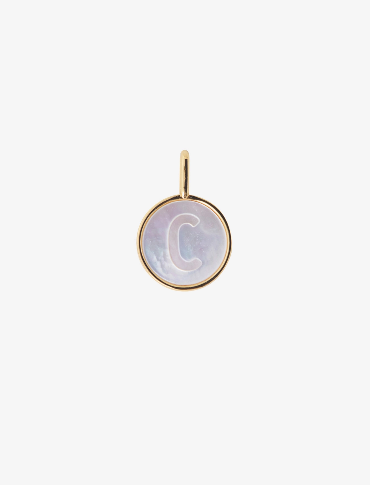 DESIGN LETTERS Pearl Charm Gold A-Z Gold - Ø:12MM - Damen