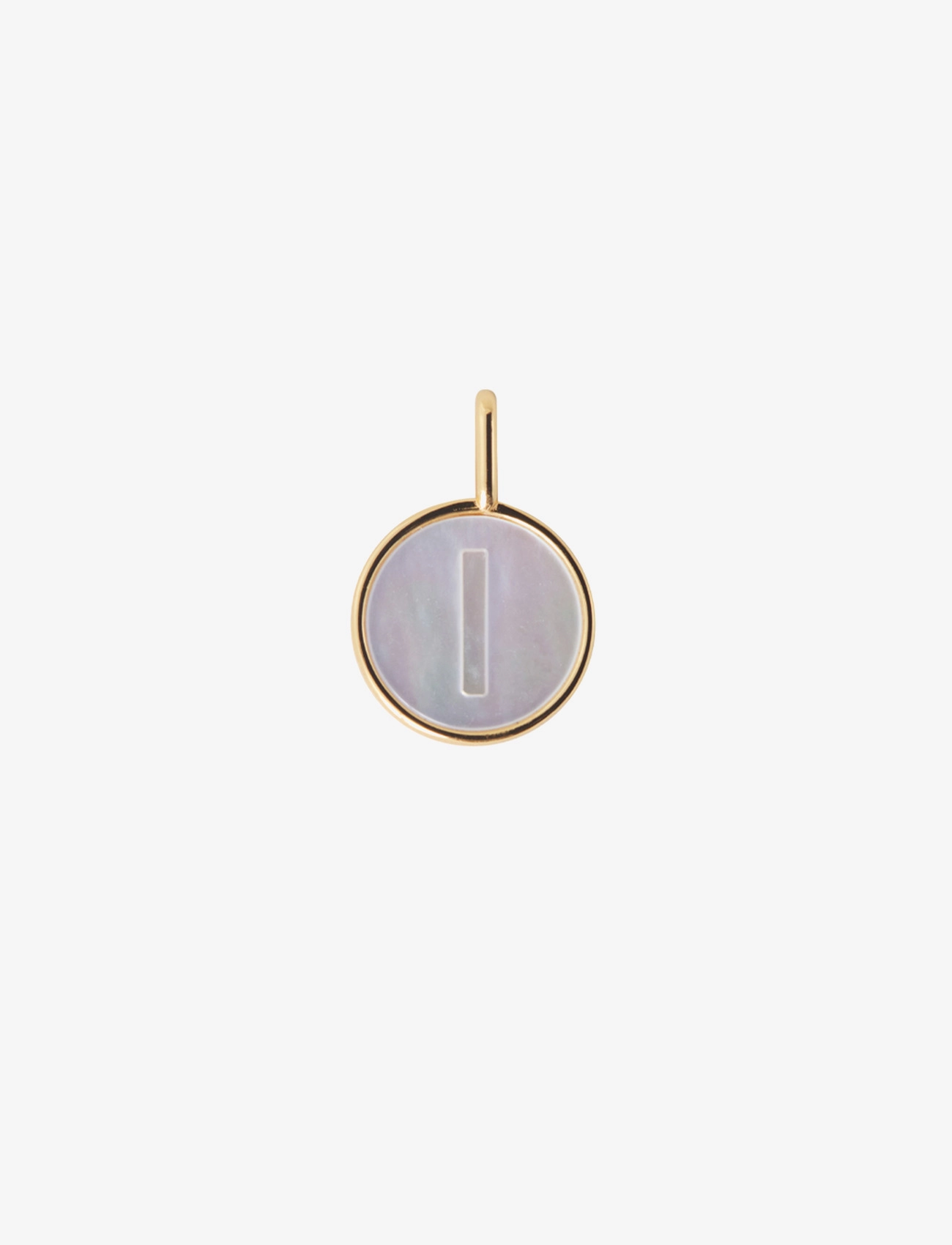 DESIGN LETTERS Pearl Charm Gold A-Z Gold - One Size - Damen