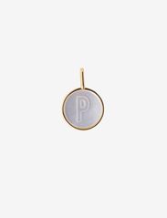 Pearl charm Gold A-Z - GOLD