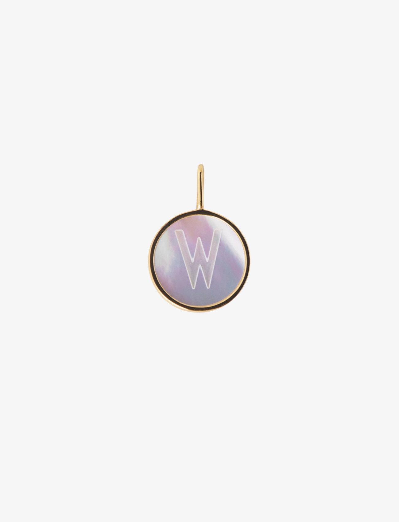 Design Letters Pearl Charm Gold A-Z, One Size, Jewellery, - Pendants, Frauen