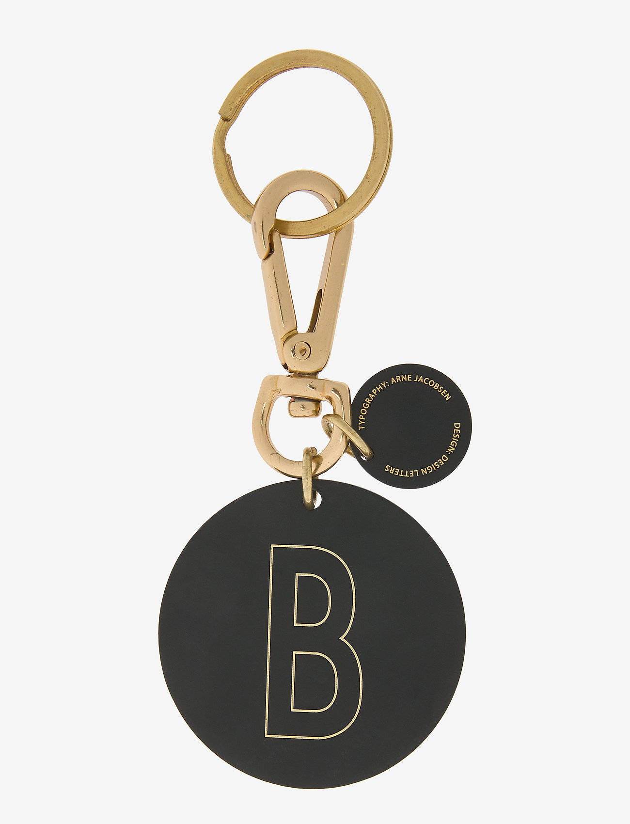 Design Letters - Personal key ring & bagtag - lägsta priserna - brass - 0