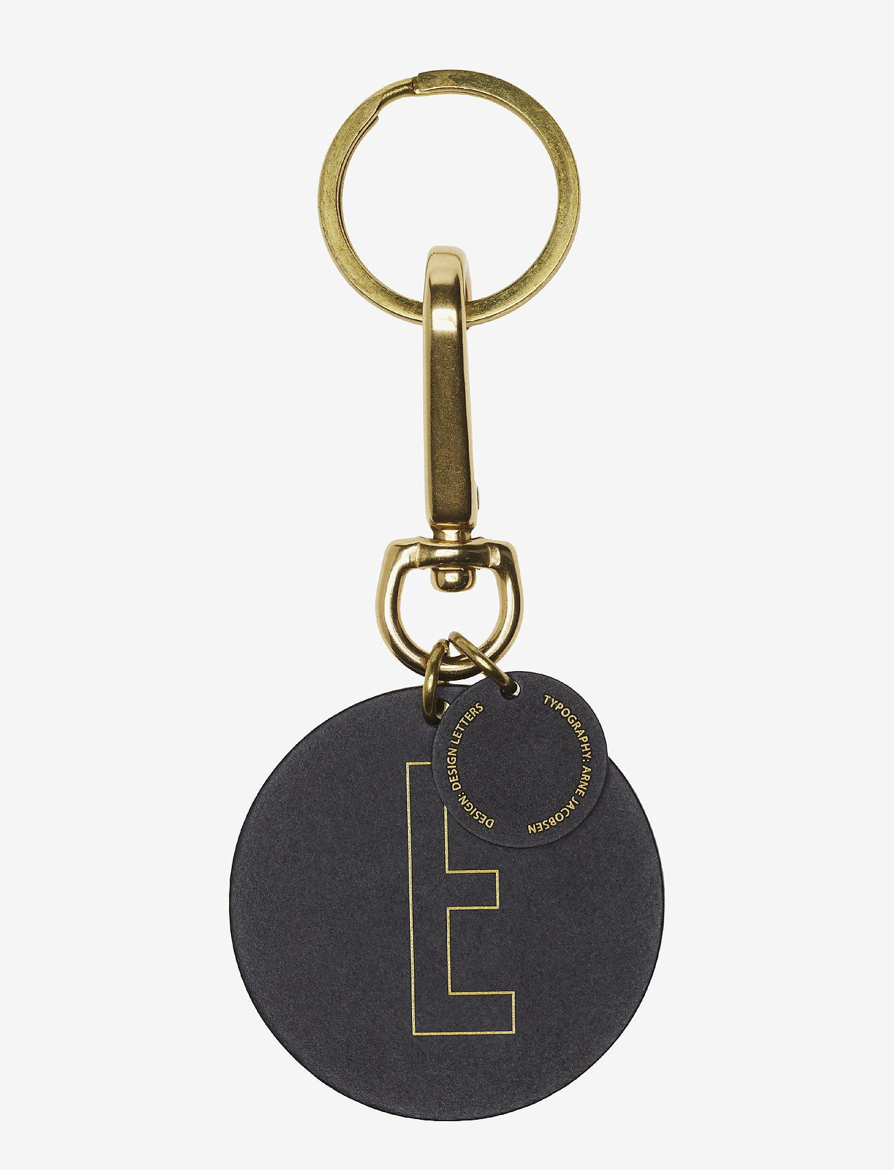 Design Letters - Personal key ring & bagtag - alhaisimmat hinnat - brass - 0