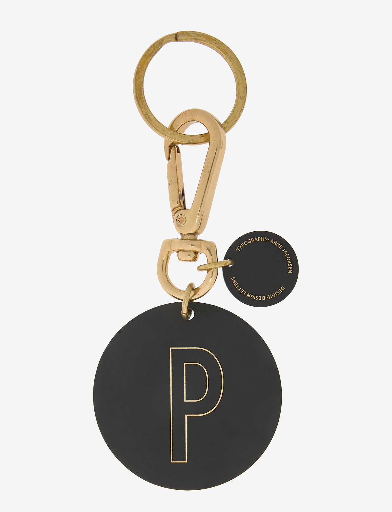 Design Letters - Personal Key ring & bagtag - communie - brass - 0