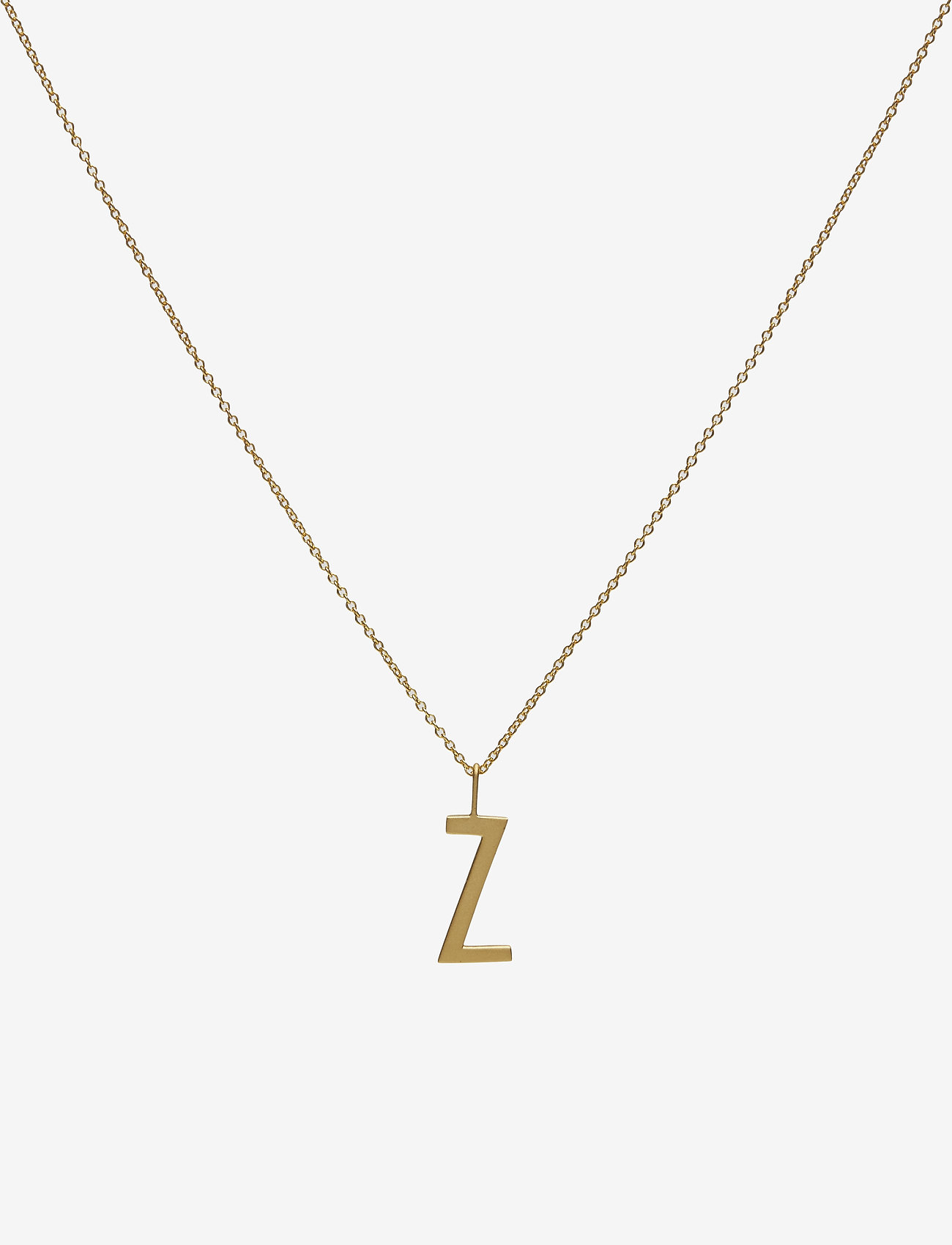 Design Letters 45cm chain 18k gold plated silver - Accessories - GOLD / gold
