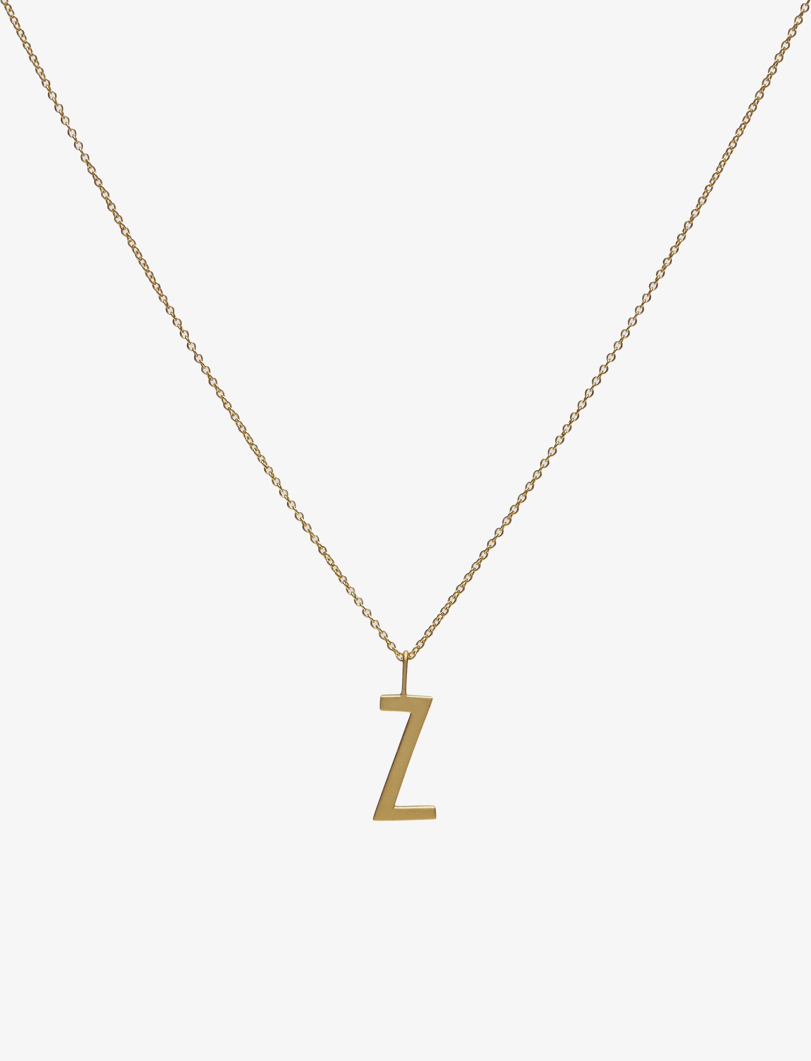 Design Letters 45Cm Chain 18K Gold Plated Silber, Kette, Gold, Gr.ONE SIZE 45 cm