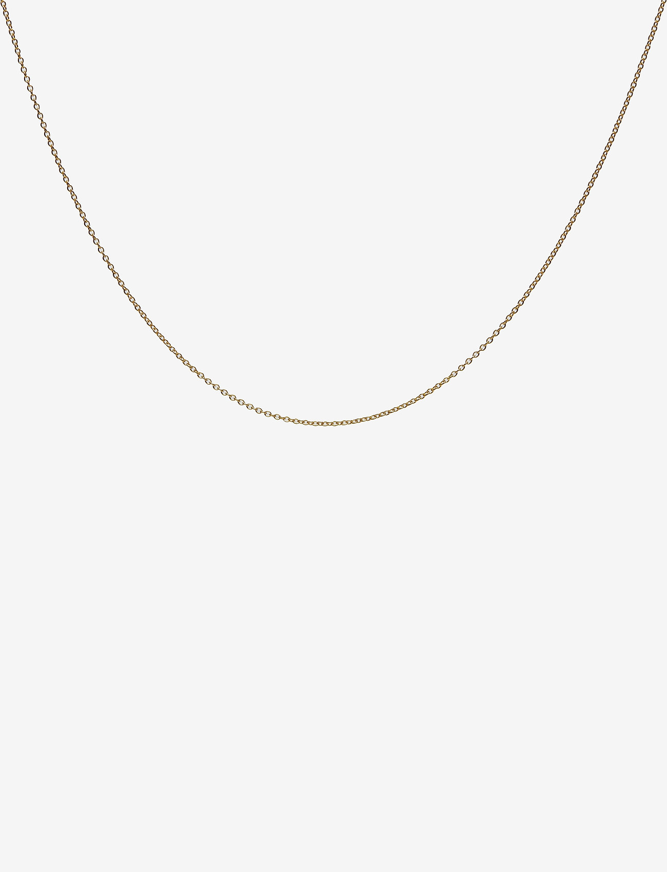 Design Letters - 45cm chain 18k gold plated silver - gold - 0