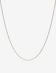 60 cm chain 18k gold plated silver, Design Letters