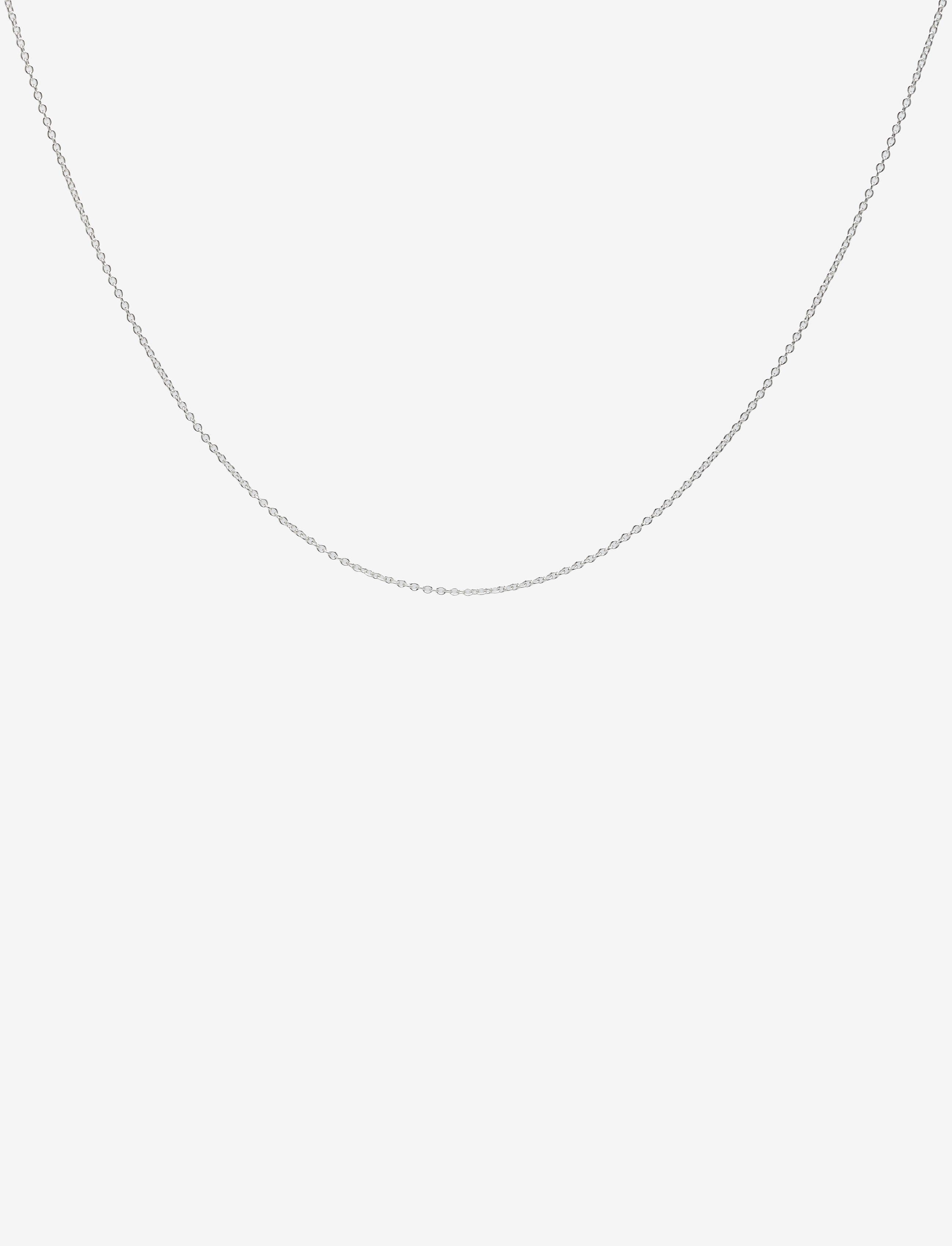 Design Letters 45cm Chain 925 Sterling Silver, L:45 cm 45 cm, Silver, Halskæder > Kædehalskæder, Dame