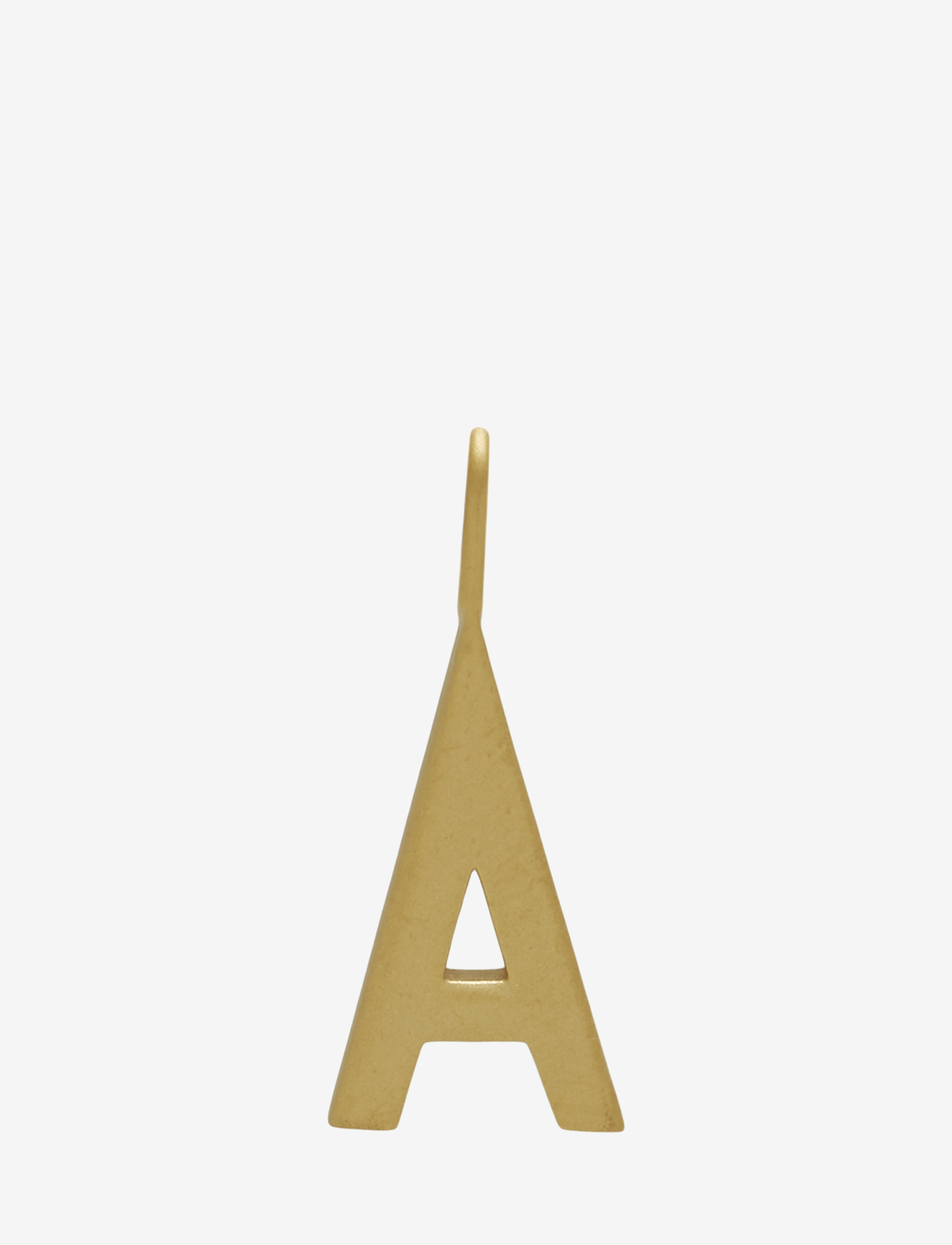Design Letters Letter for initial necklace A-Z (18K Gold-plated) - Design Letters - GOLD / gold