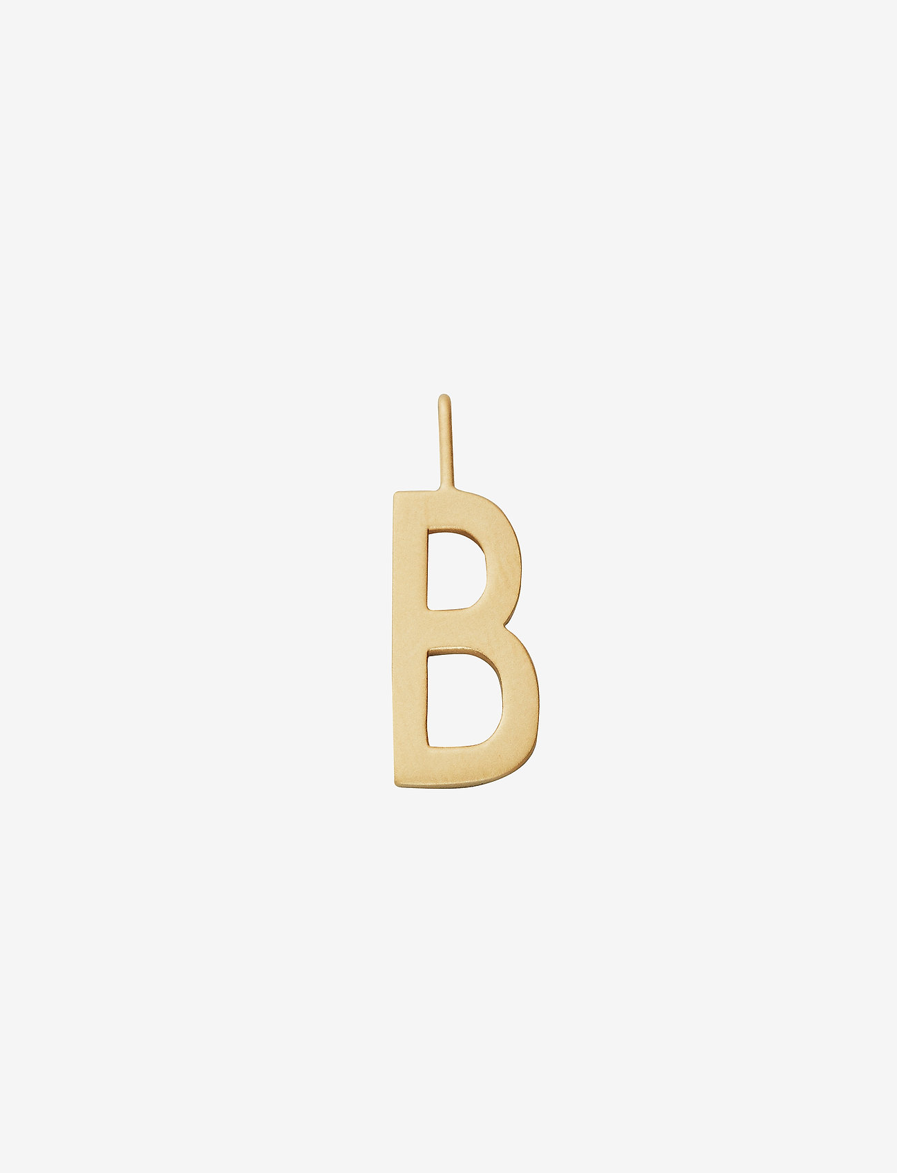 Design Letters - 16mm matt 18k gold plated silver a-z - peoriided outlet-hindadega - gold - 0