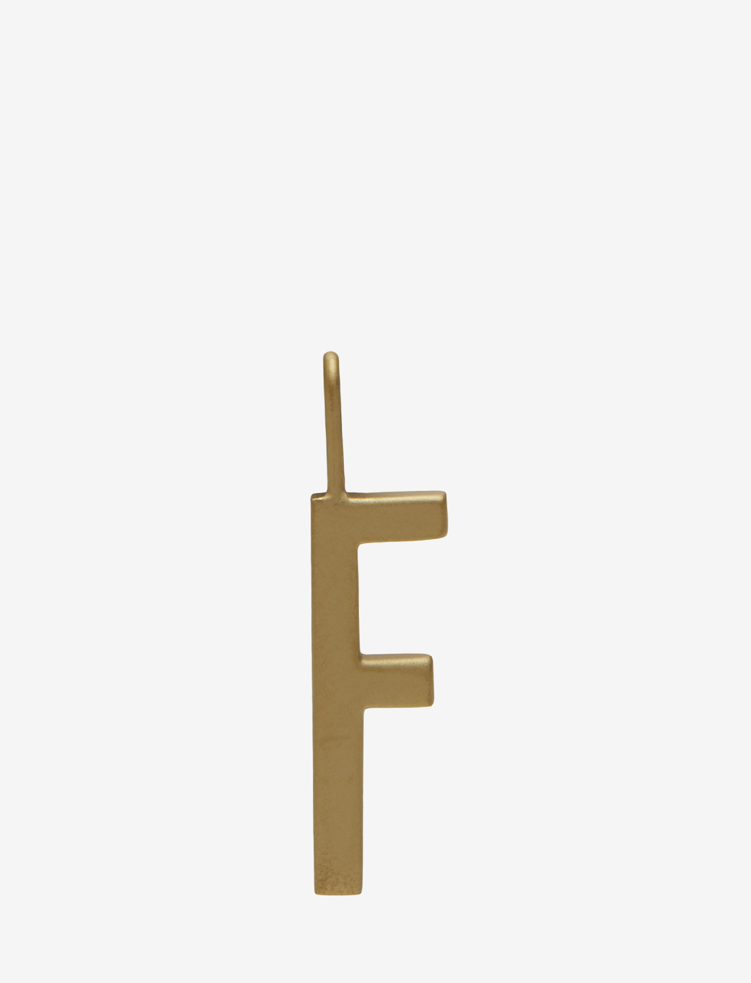 DESIGN LETTERS Letter For Initial Kette A-Z (18K Gold-Plated) Gold - 16 MM - Damen