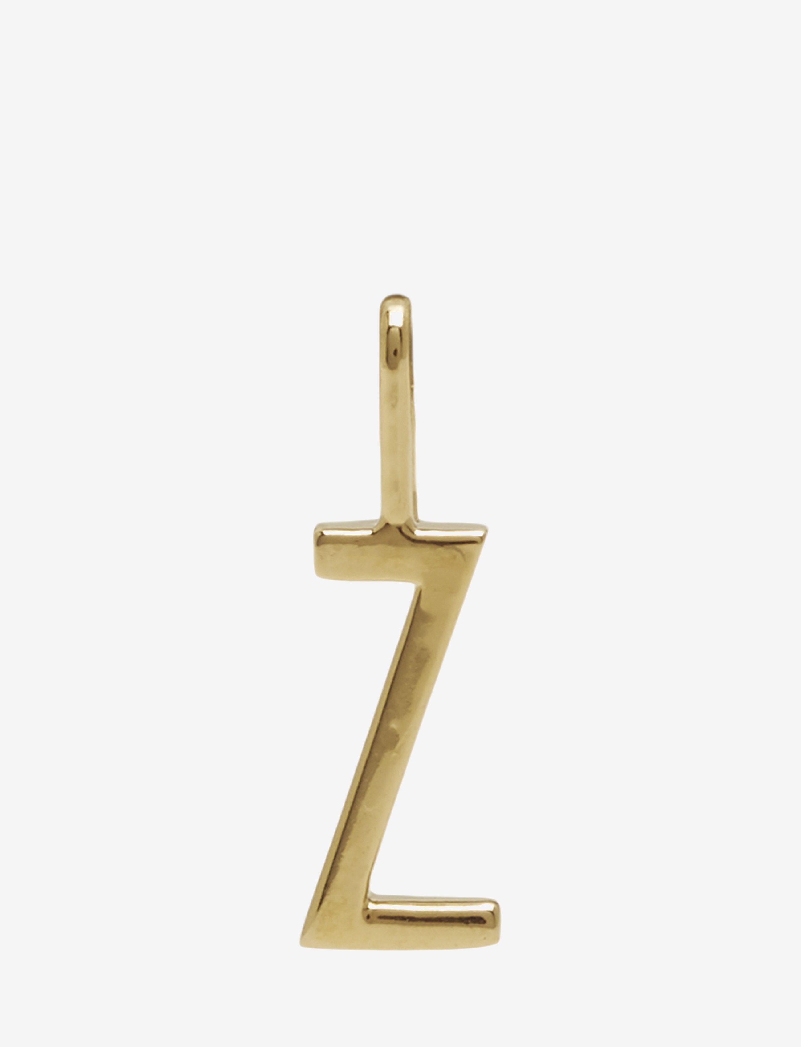 Design Letters Letter for initial necklace A-Z (18K Gold-plated) - Kolleksjoner - GOLD / gold