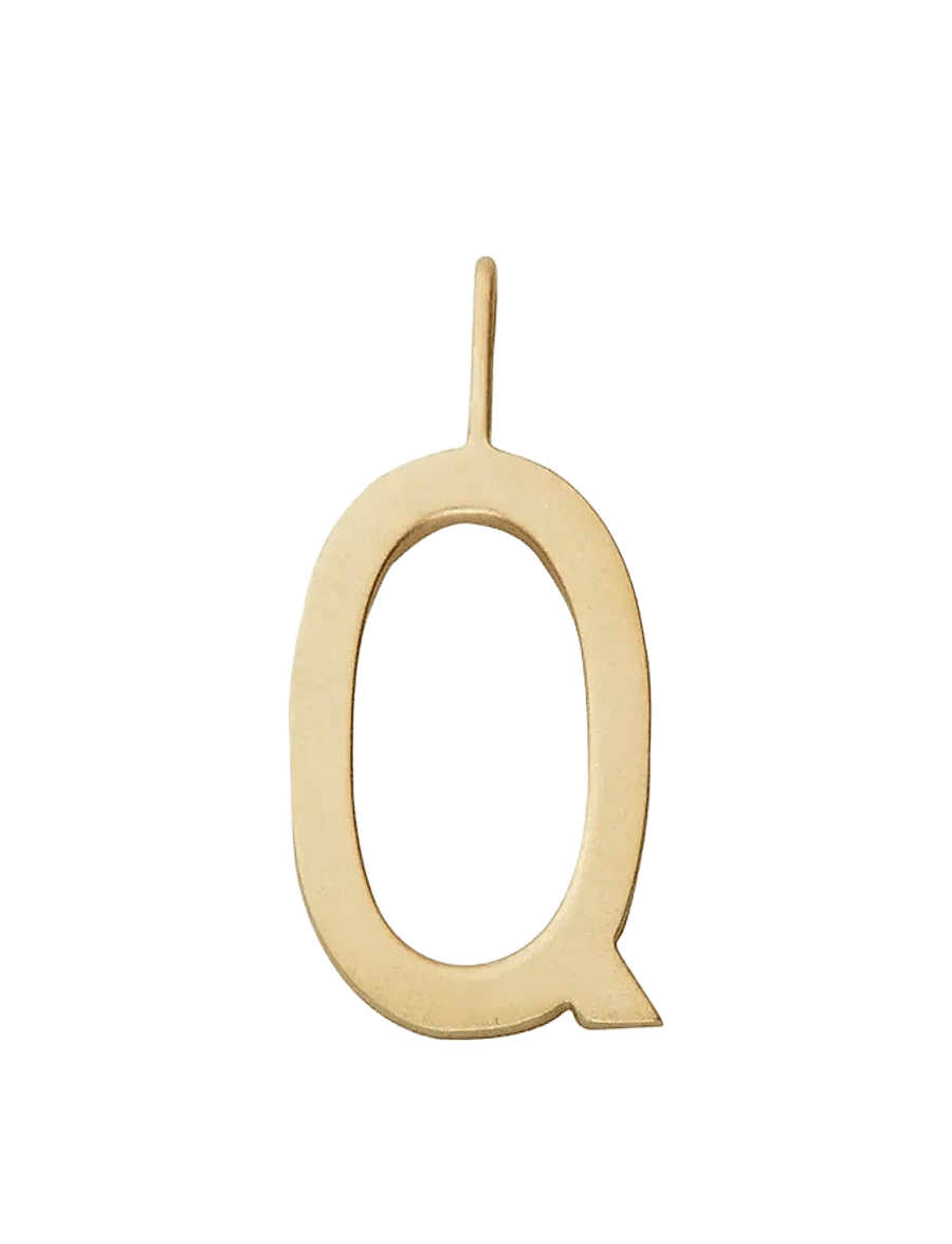 Design Letters - Letter for initial necklace A-Z (18K Gold-plated) - ripatsid - gold - 1