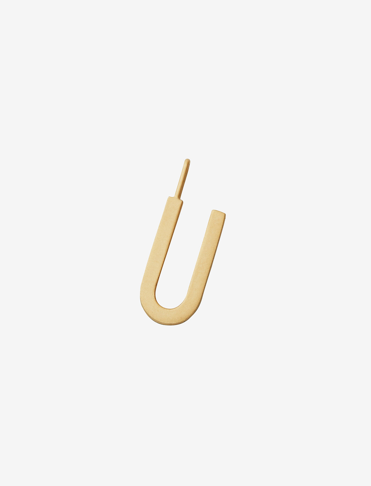 Design Letters - Letter for initial necklace A-Z (18K Gold-plated) - vedhæng - gold - 1