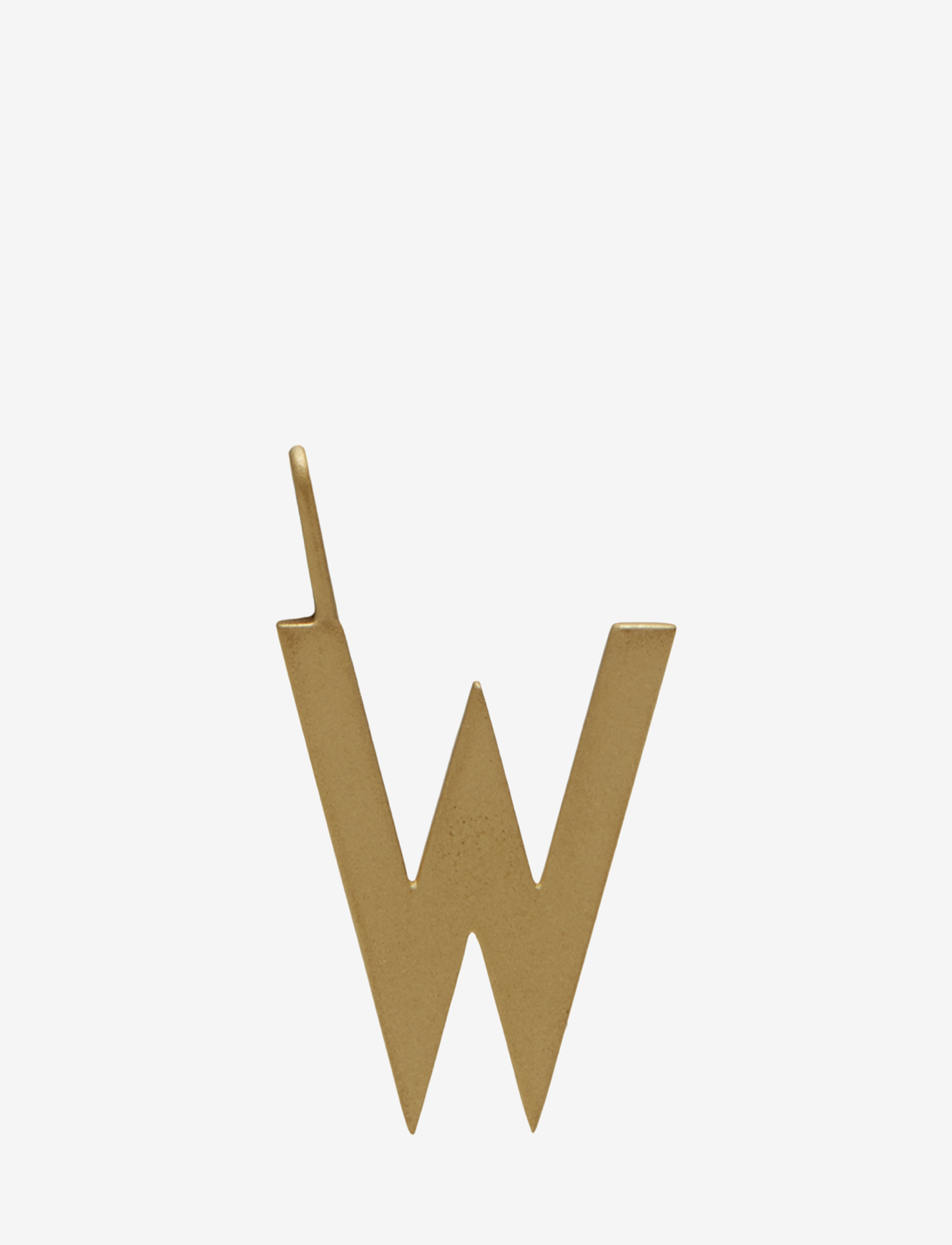 DESIGN LETTERS Letter For Initial Kette A-Z (18K Gold-Plated) Gold - 16 MM - Damen